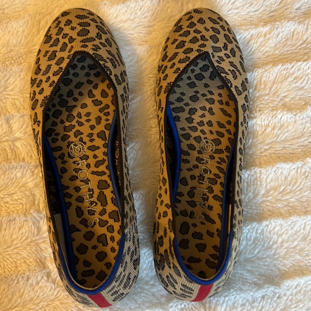 Rothy's - The Flat - Animal Print - Size 9.5 like new